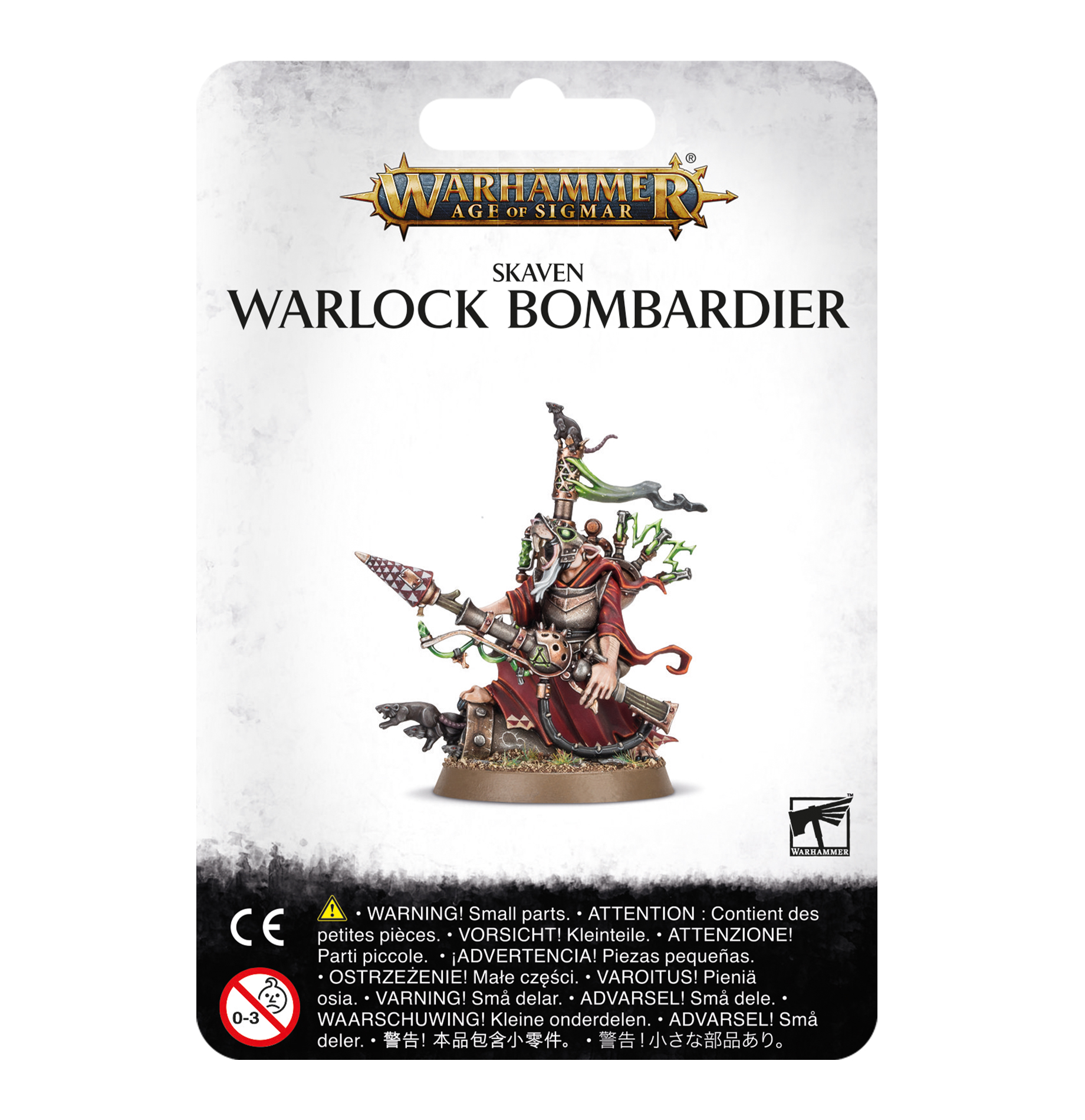 SKAVEN: WARLOCK BOMBARDIER/ Kanonier  (90-25)