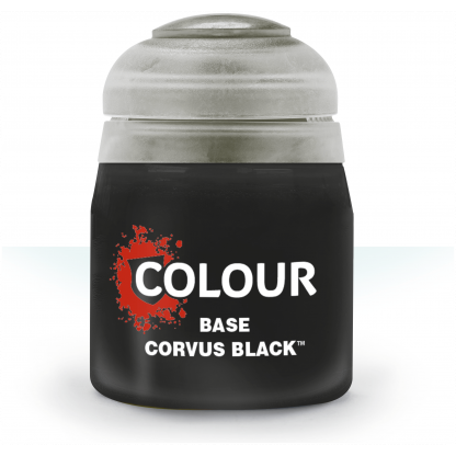 CITADEL: BASE CORVUS BLACK (12ML)  21-44
