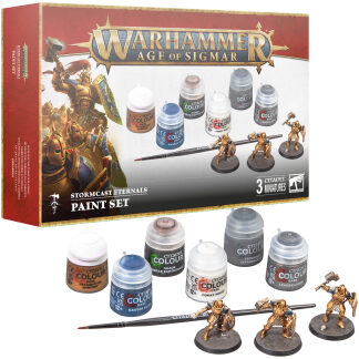 AGE OF SIGMAR: STORMCAST ETERNALS + PAINT SET   60-10