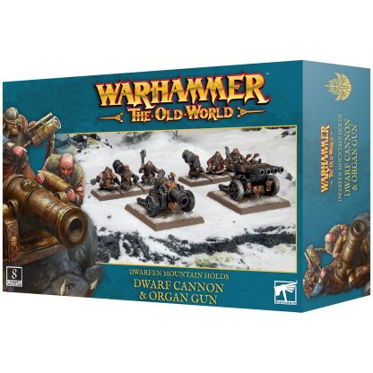 OLD WORLD: DWARFEN MOUNTAIN HOLDS: DWARF CANNON & ORGAN GUN  10-14